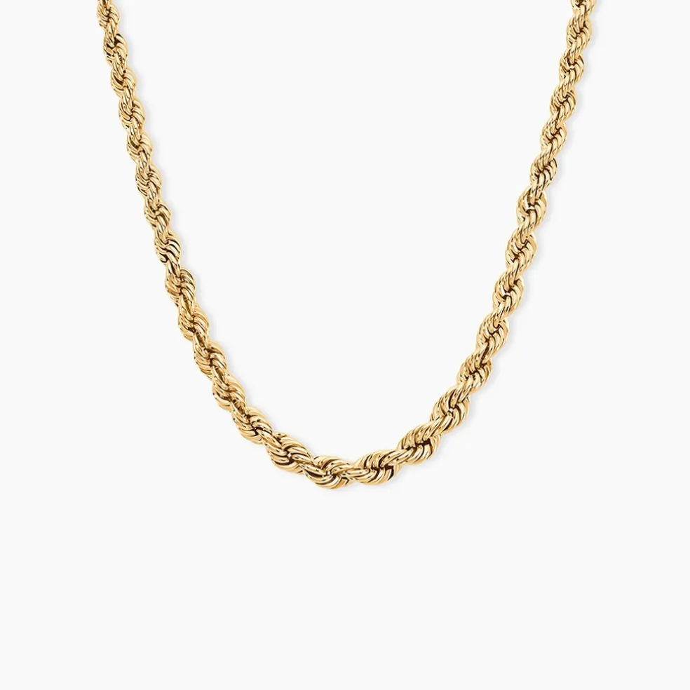 Collier Jerry Maille Corde Or Jaune