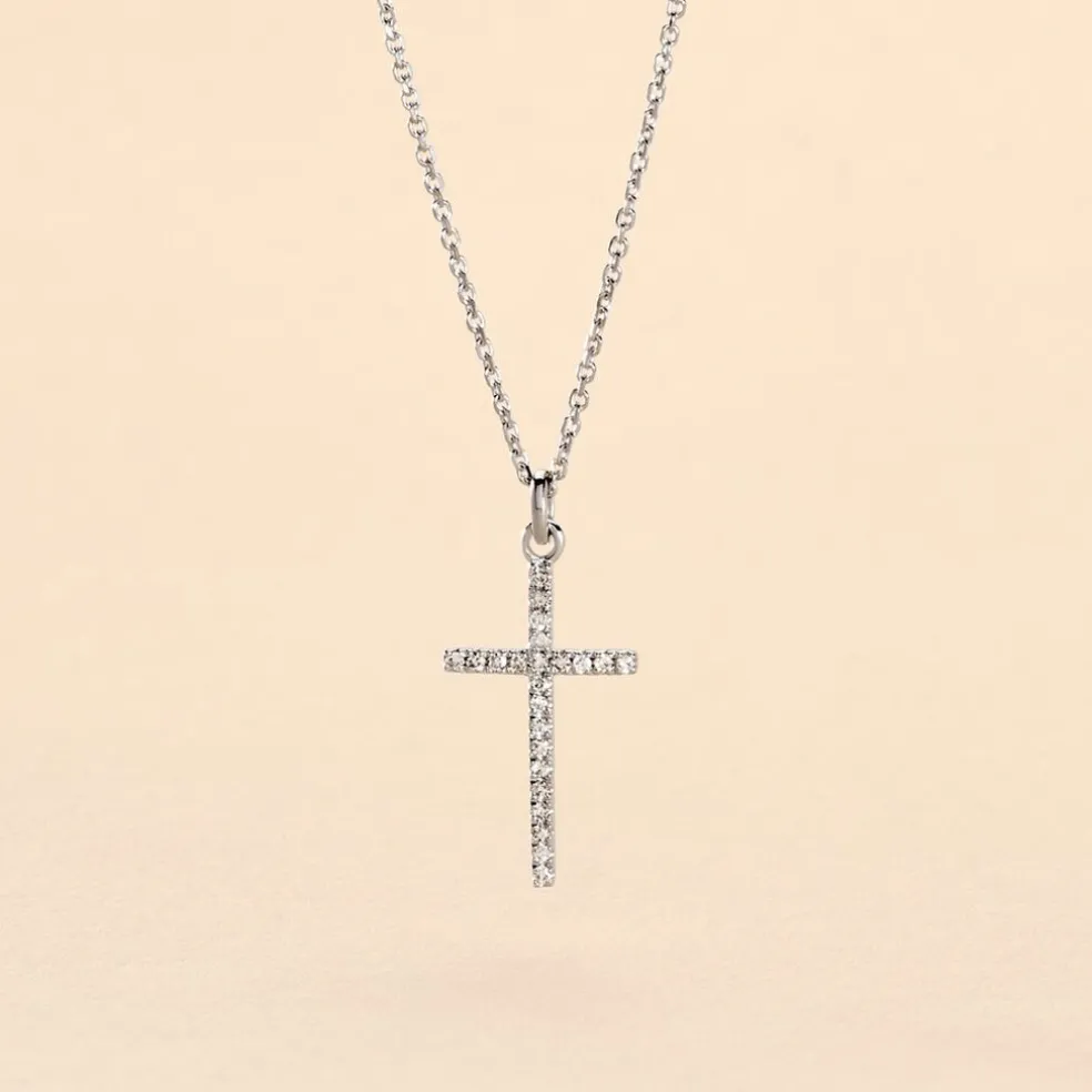 Collier Jezabel Or Blanc Diamant