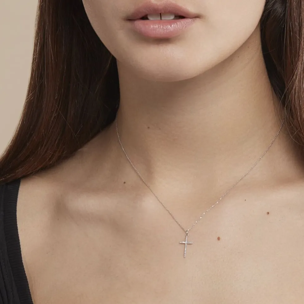 Collier Jezabel Or Blanc Diamant