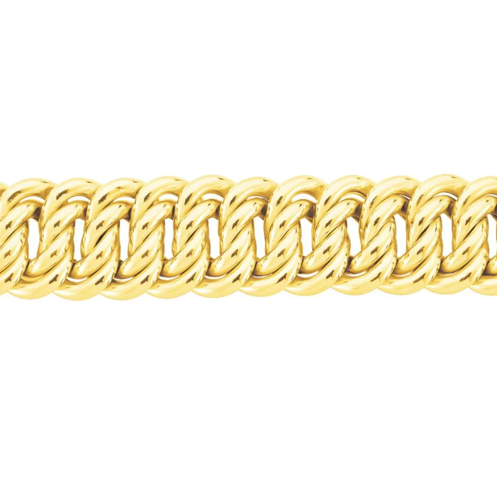 Collier Jimmy Maille Americaine Chute Or Jaune