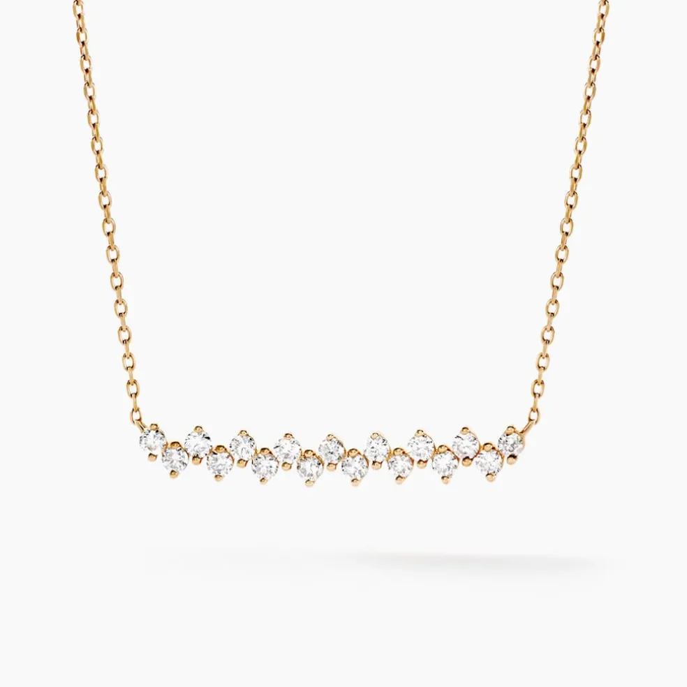 Collier Jodene Or Jaune Diamant Synthétique