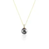 Collier Jodocus Or Jaune Perle De Tahiti Oxyde Zirconium