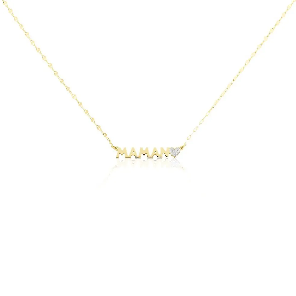 Collier Joop Or Jaune