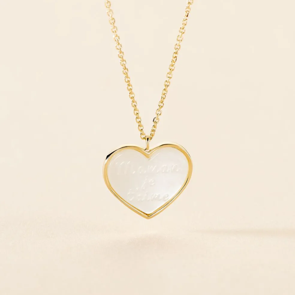 Collier Josine Or Jaune Nacre