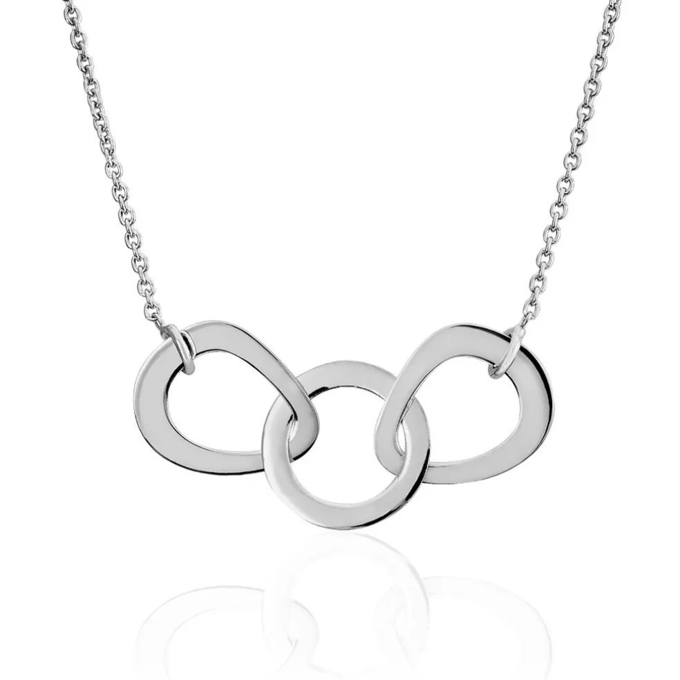 Collier Joy Argent Blanc
