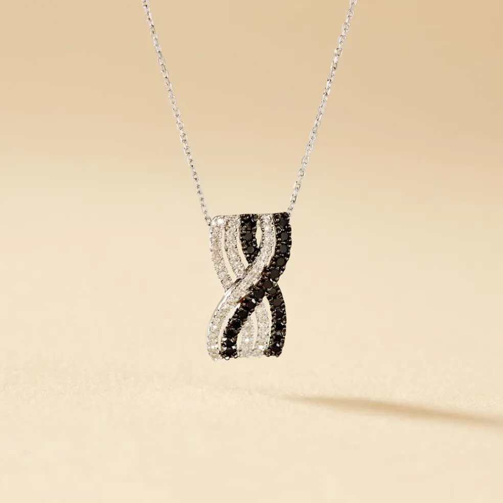 Collier Julianne Or Blanc Diamant