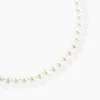 Collier Kanwal Or Jaune Perle De Culture