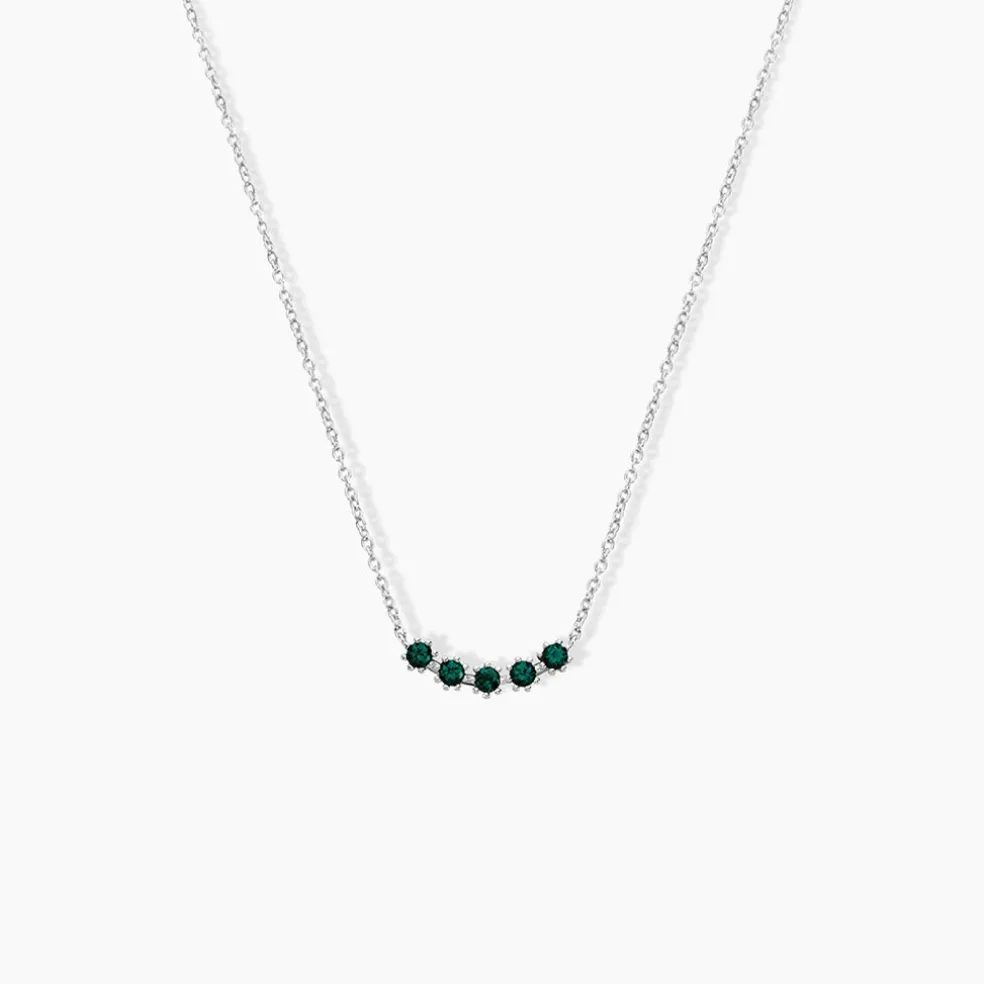 Collier Karrie Argent Blanc Oxyde De Zirconium