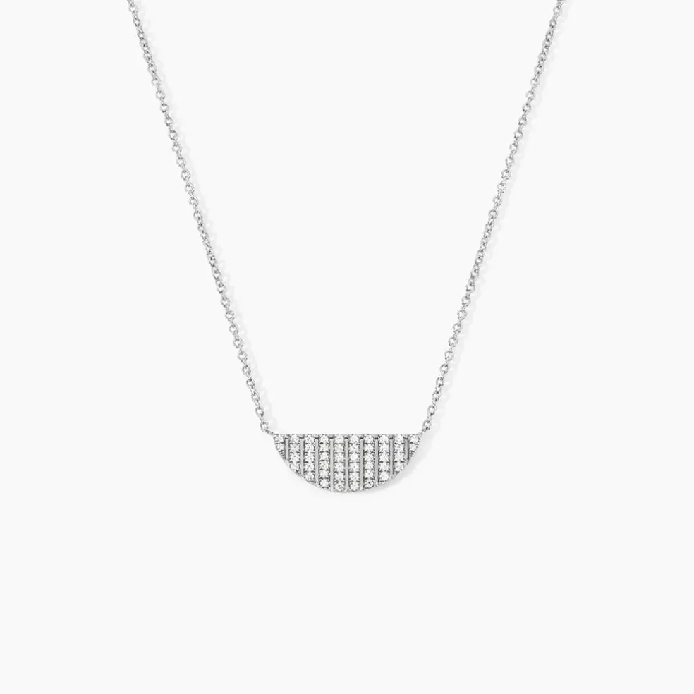 Collier Katia Argent Blanc Oxyde De Zirconium