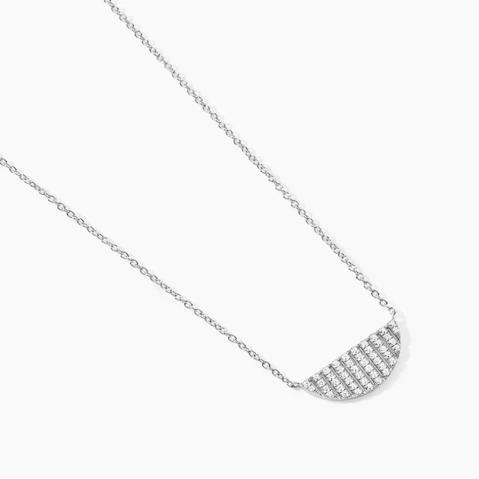 Collier Katia Argent Blanc Oxyde De Zirconium
