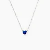 Collier Kelvyn Argent Blanc Oxyde