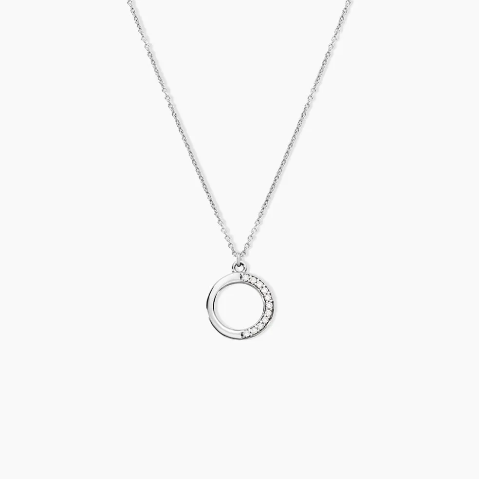 Collier Kleya Argent Blanc Oxyde De Zirconium