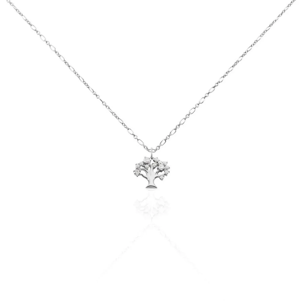 Collier Kozue Argent Oxyde De Zirconium