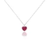 Collier Lara Argent Blanc