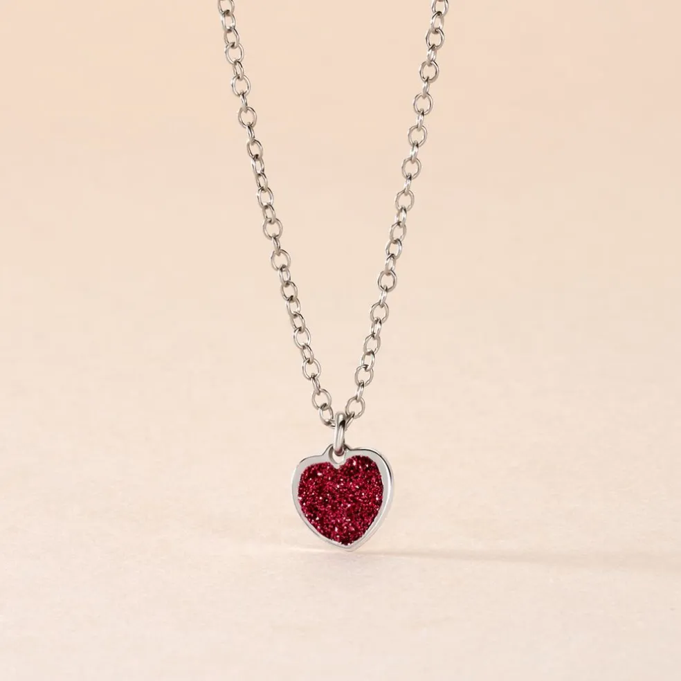 Collier Lara Argent Blanc
