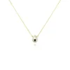 Collier Lareyna Or Bicolore Saphir