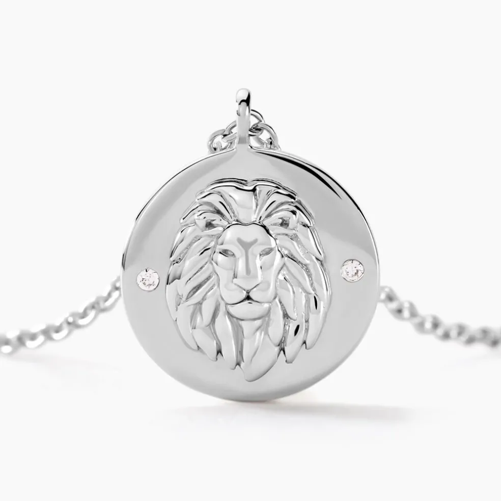 Collier Leola Argent Blanc Oxyde De Zirconium