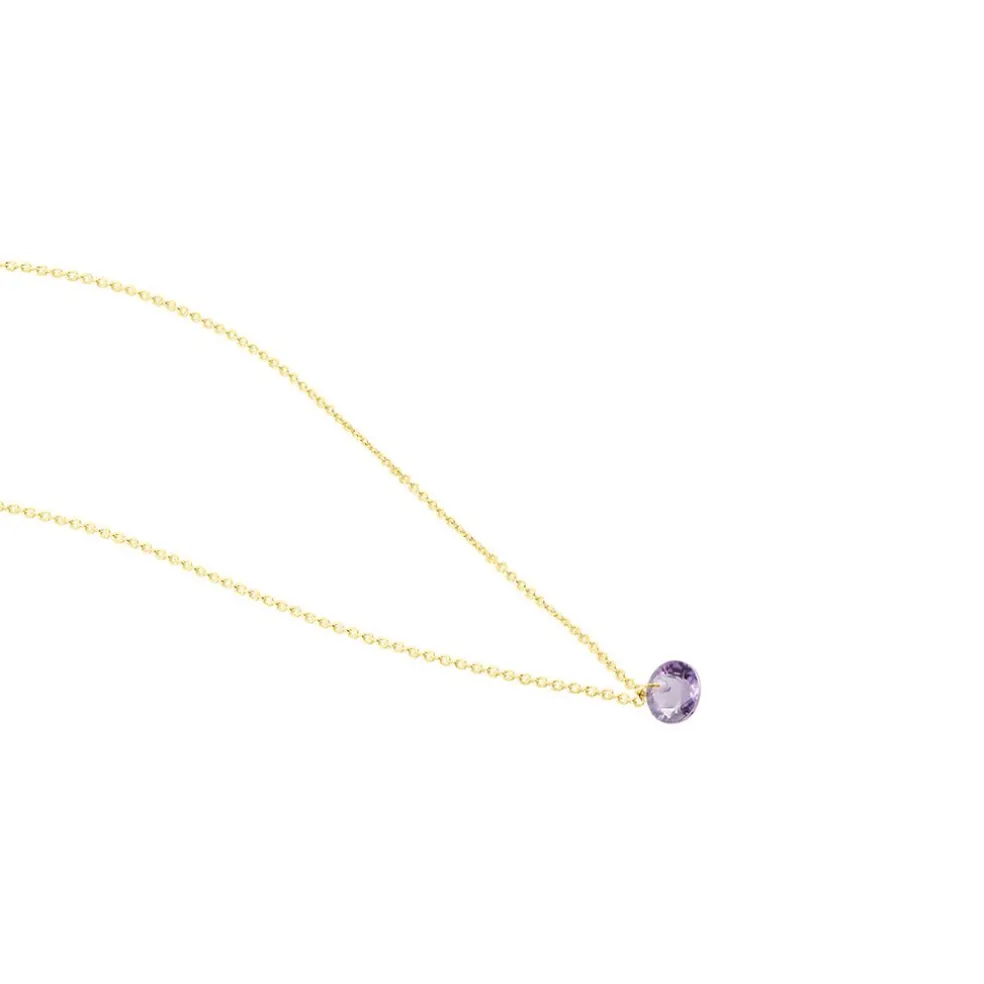 Collier Les Audacieuses Or Jaune Améthyste