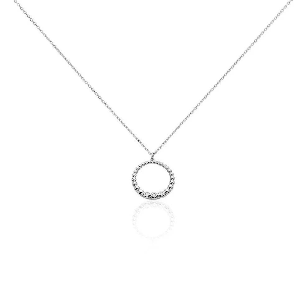 Collier Lidig Argent Oxyde De Zirconium