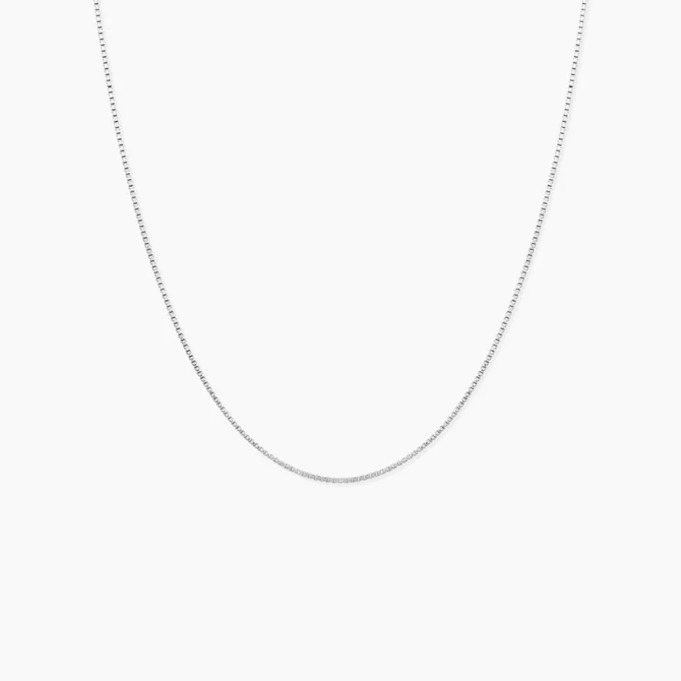 Collier Liline Argent Blanc