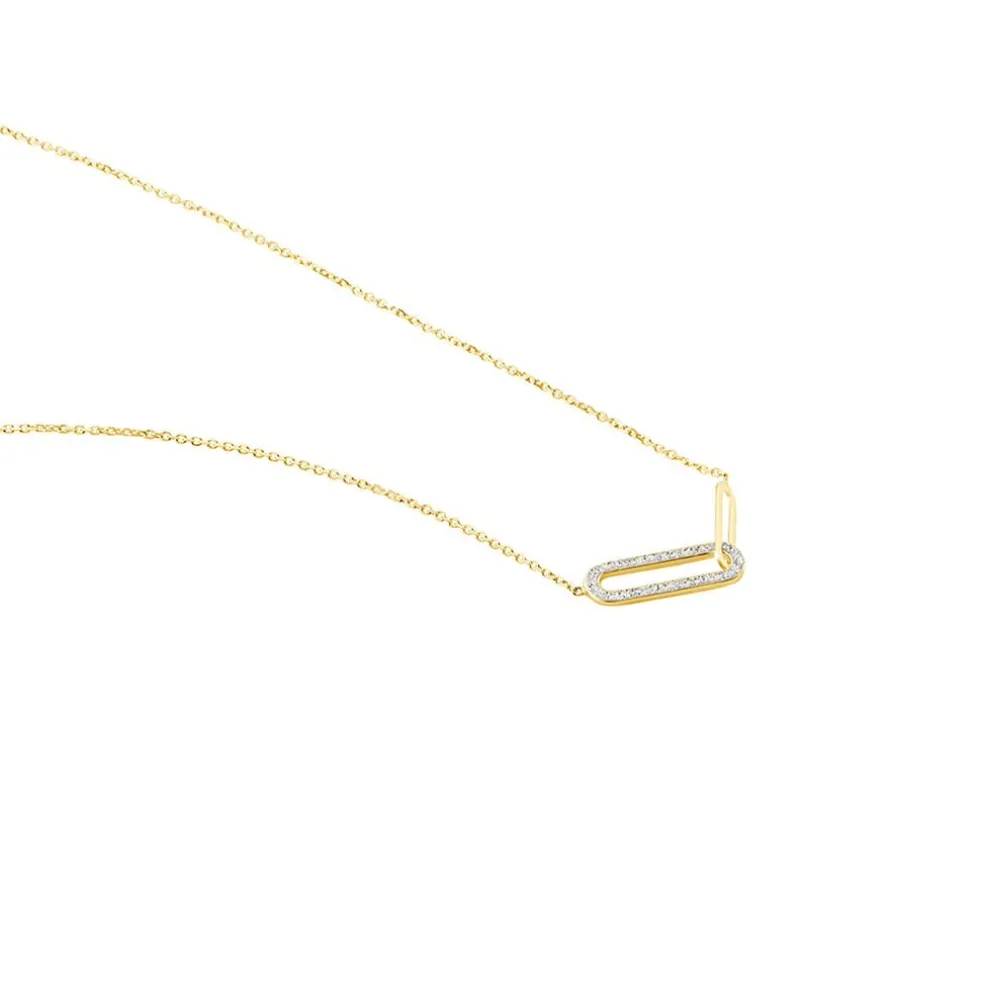 Collier Link Or Jaune