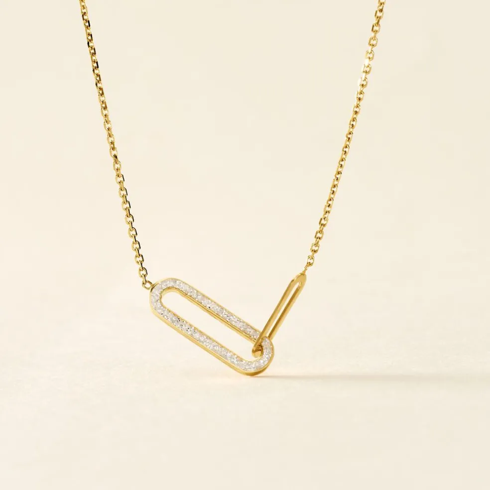 Collier Link Or Jaune