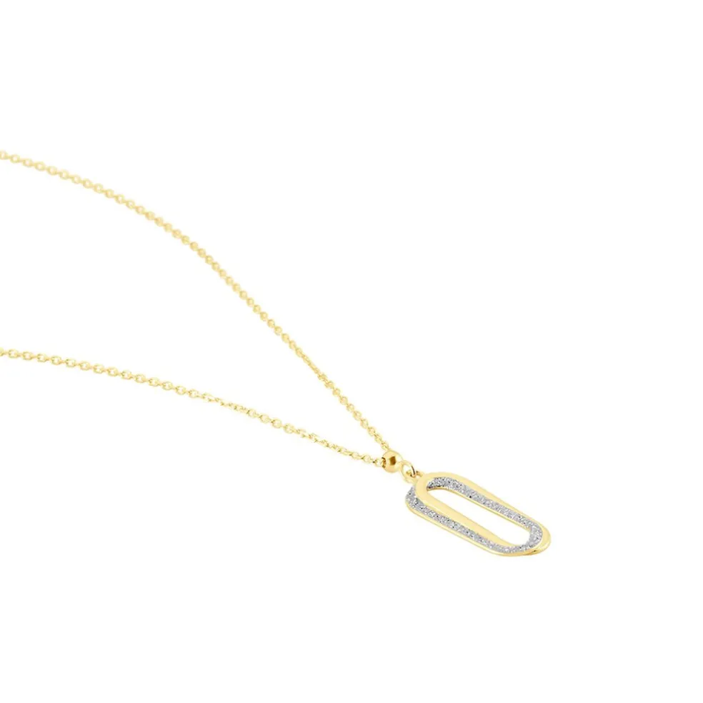 Collier Link Or Jaune