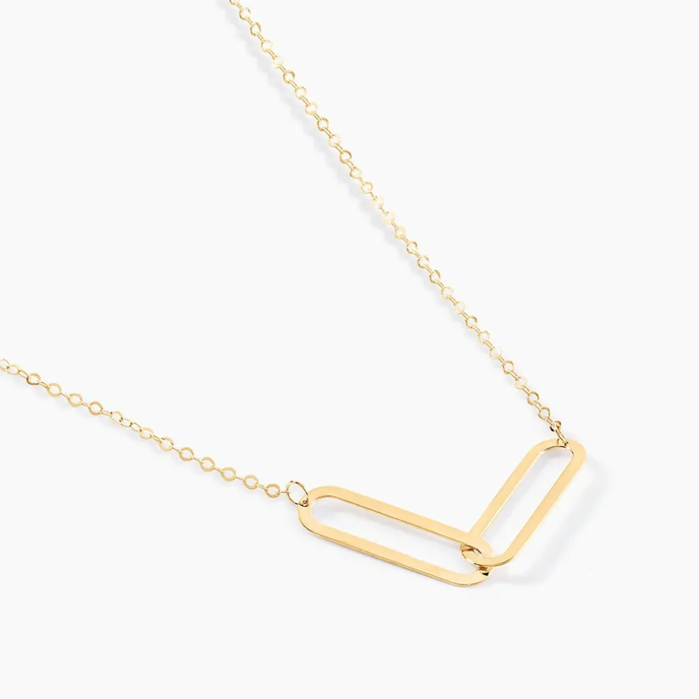 Collier Link Or Jaune