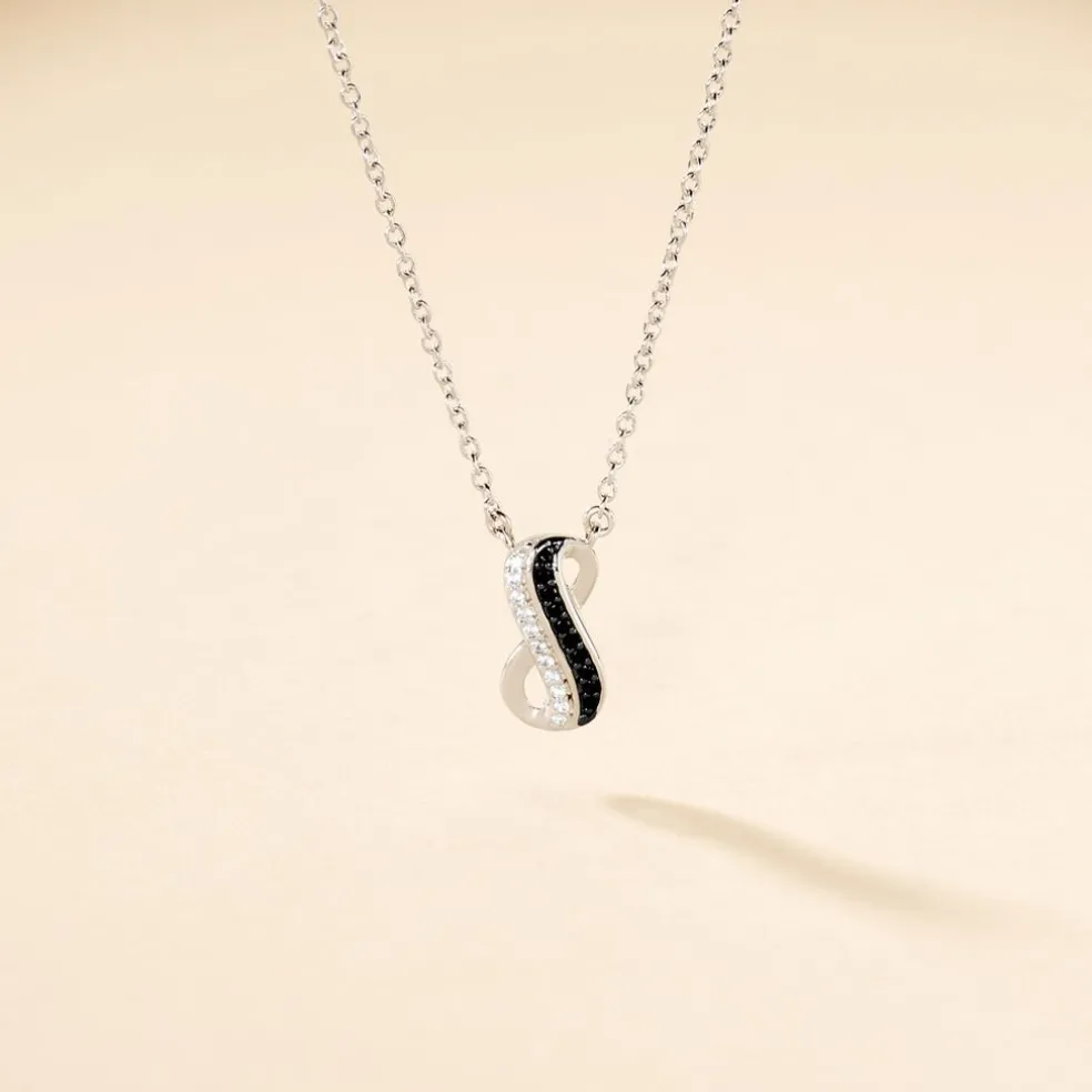 Collier Liraz Argent Blanc Oxyde De Zirconium