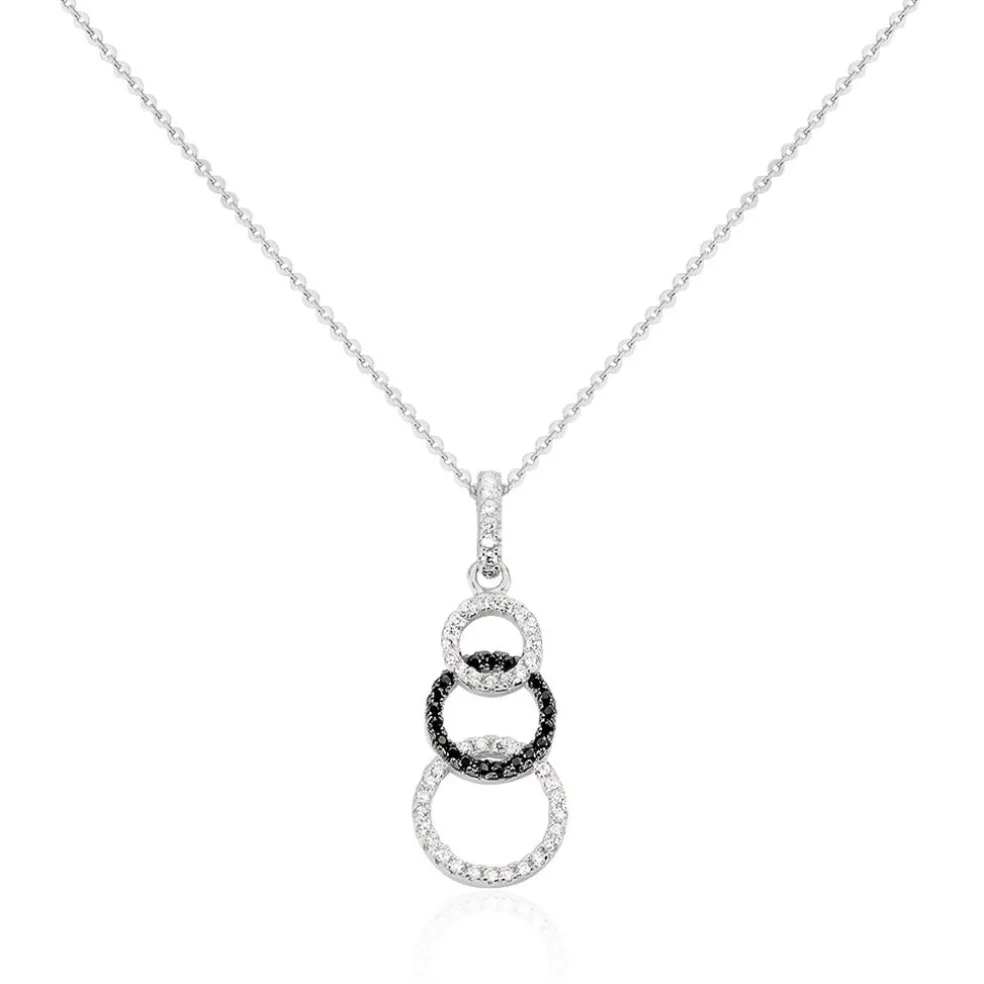 Collier Liyana Argent Blanc Oxyde De Zirconium