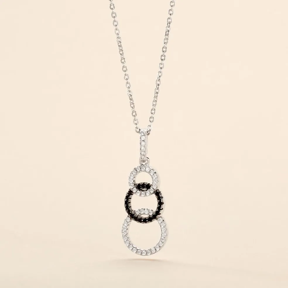 Collier Liyana Argent Blanc Oxyde De Zirconium