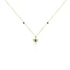 Collier Look At Me Or Jaune Oxyde De Zirconium Spinelle