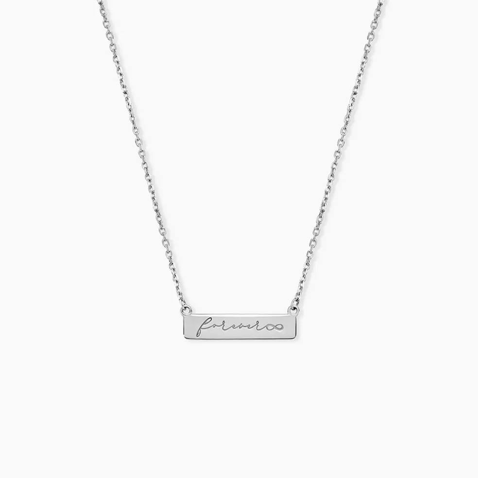 Collier Lorayne Argent Blanc