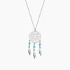 Collier Lou Argent Blanc Oxyde De Zirconium