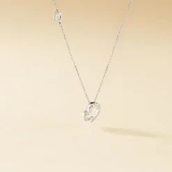 Collier Louise Or Blanc Diamant