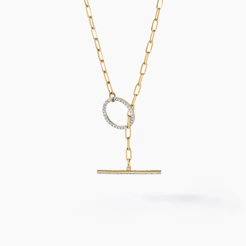 Collier Loved One Or Jaune Diamant