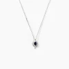 Collier Lydia Or Blanc Saphir