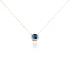 Collier Maeva Or Rose Topaze Oxyde De Zirconium