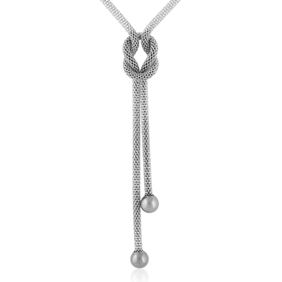 Collier Mahaca Acier Blanc