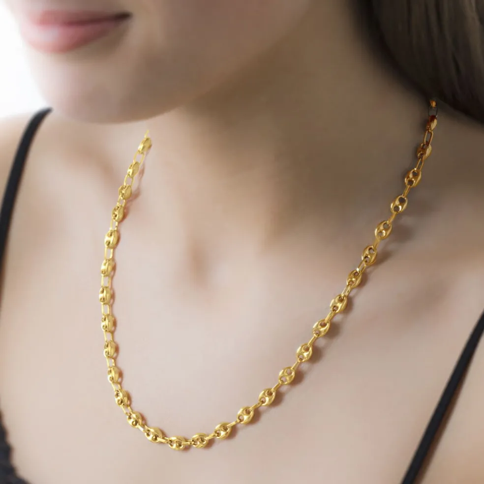 Collier Maille Dami Or Jaune