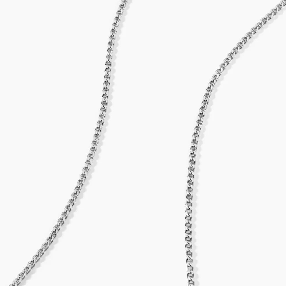 Collier Maille Piato Argent Blanc