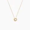 Collier Manjula Or Jaune Oxyde De Zirconium