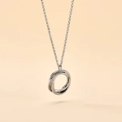 Collier Manon Argent Blanc