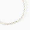 Collier Marame Or Jaune Perle De Culture
