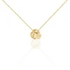 Collier Marcelina Plaqué Or Jaune