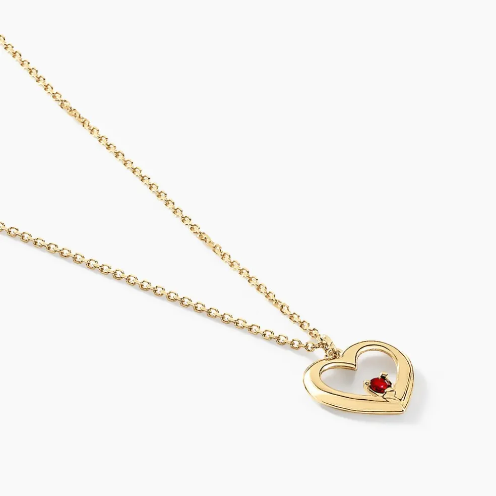 Collier Martella Or Jaune Rubis
