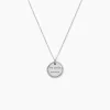 Collier Mayi Argent Blanc