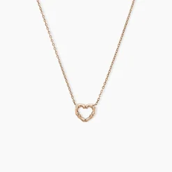 Collier May-li Argent Rose