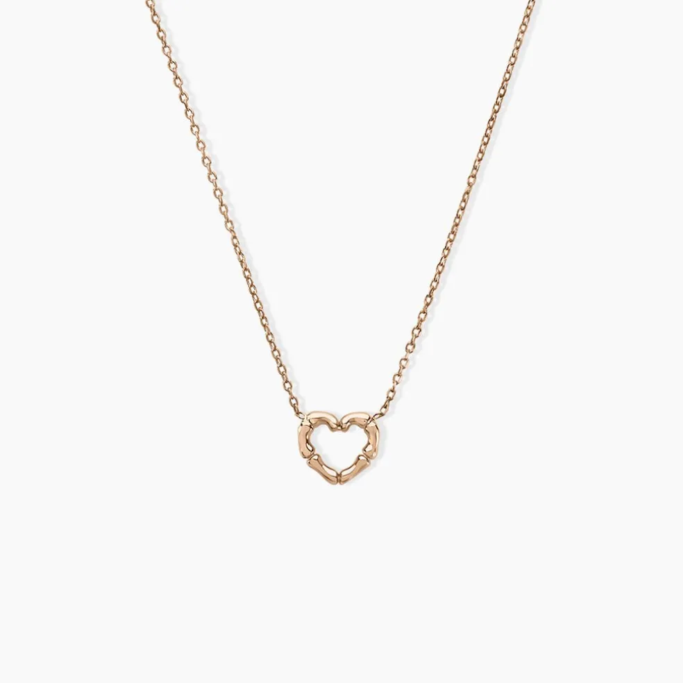 Collier May-li Argent Rose