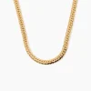 Collier Messaline Plaqué Or Jaune